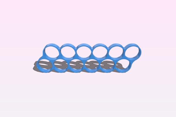 6S2P 21700 Nested Spacer | 3d print model