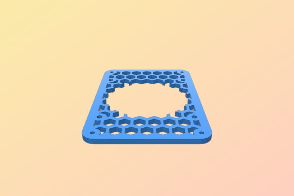 Tevo Tarantula electronics cover plate 9x13cm for 8cm fan | 3d print model