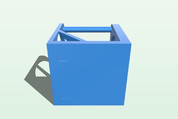 Bottle _ Takeaway cup holder for baby carriage v2 | 3d print model