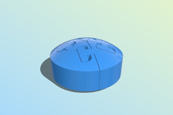 Staircase Puzzle Fidget Puck | 3d print model