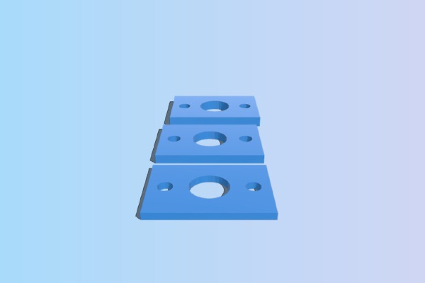 Graber i3 spacers and washers | 3d print model