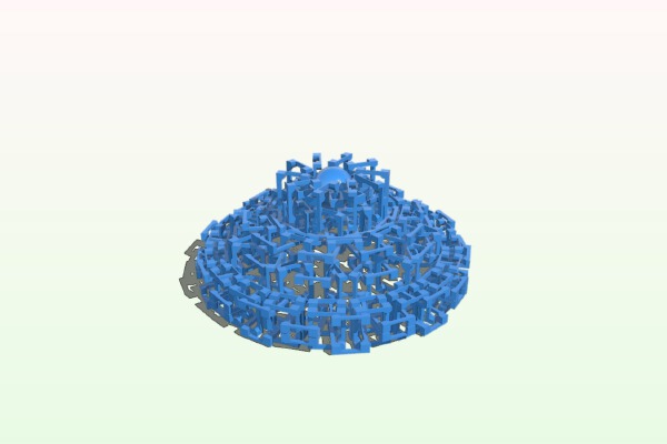 Chainmail Santa Hat | 3d print model