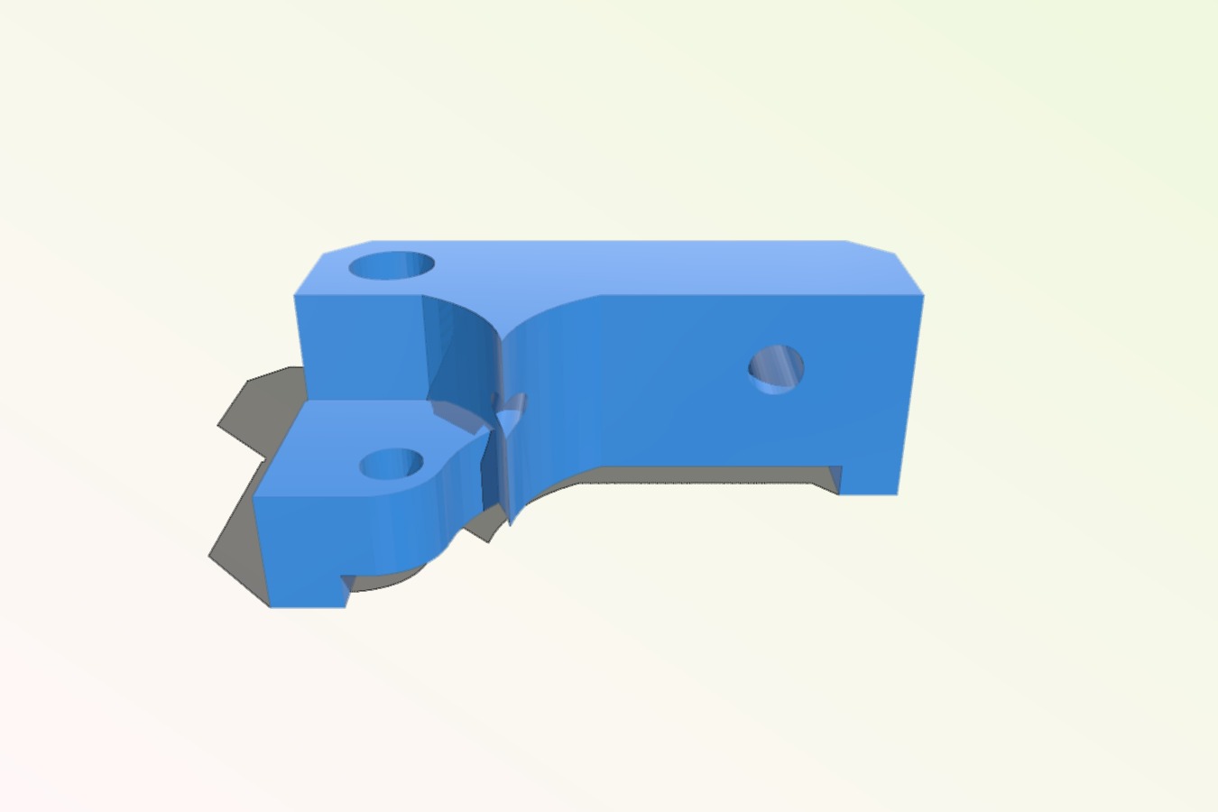 Adaptador filaflex extrusor MK8 V2