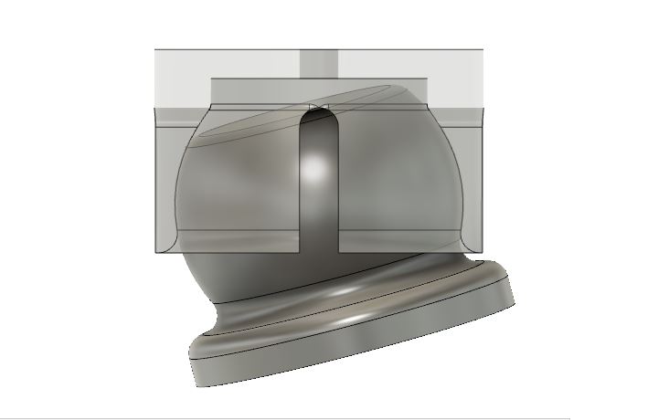 Simple ball head joint