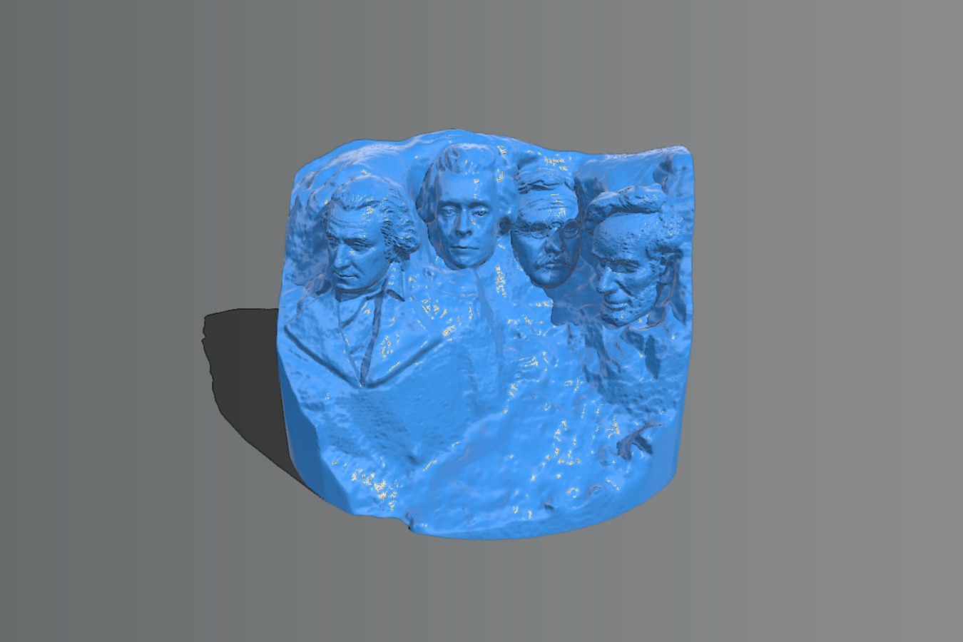 Stylized Mount Rushmore