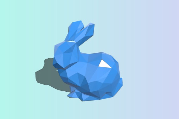 Lowpoly bunny | 3d print model