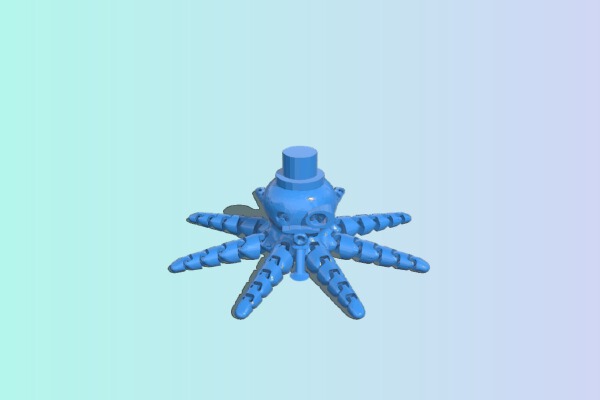 funny octopus toy | 3d print model
