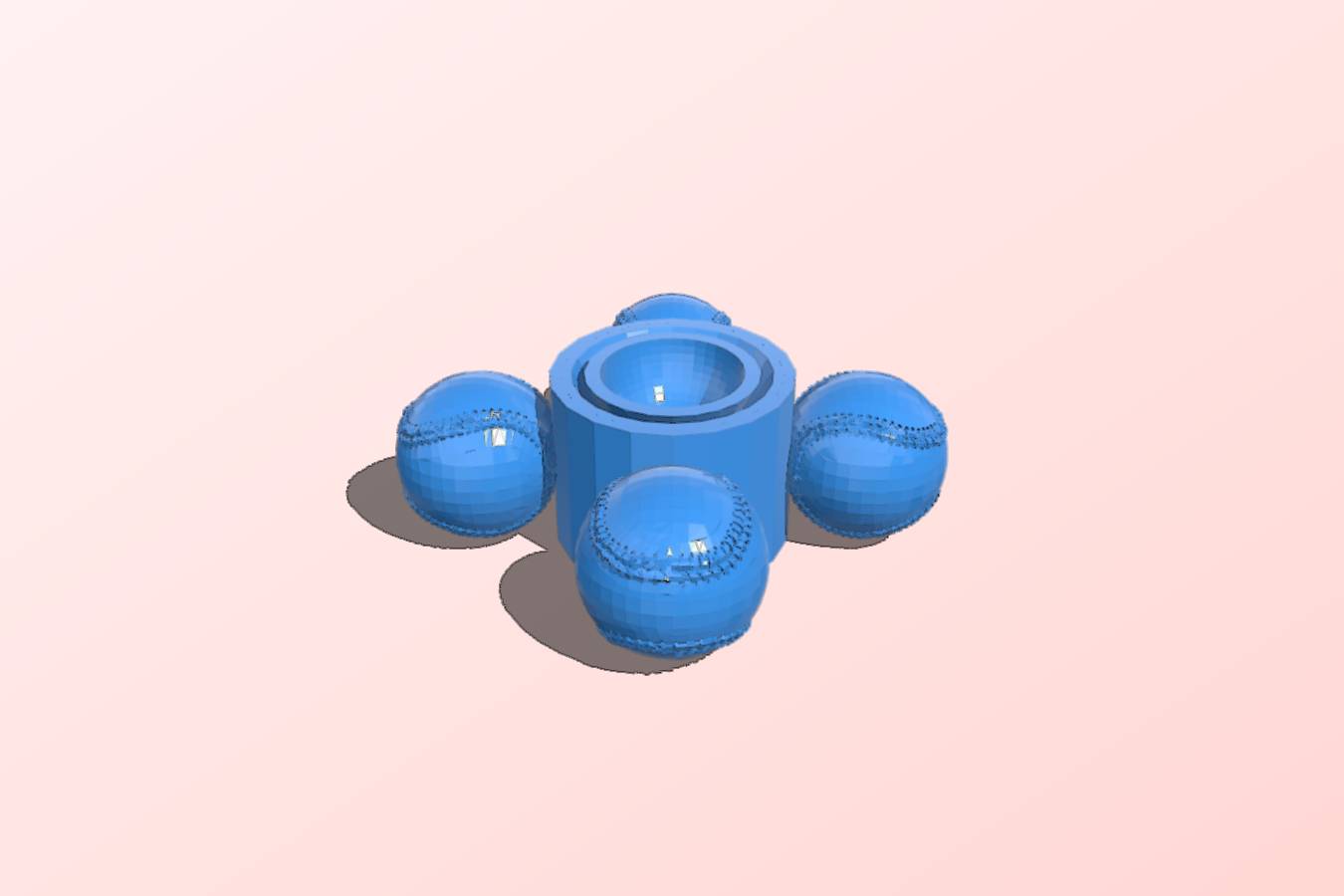 Baseball bearingless fidget