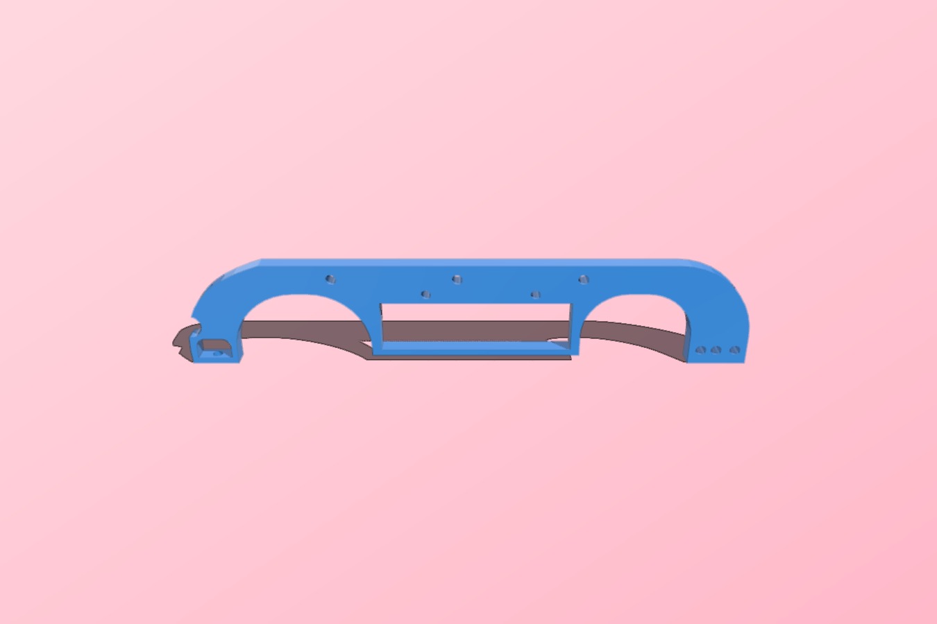 Replacement frame for DfrobotShop Rover robot