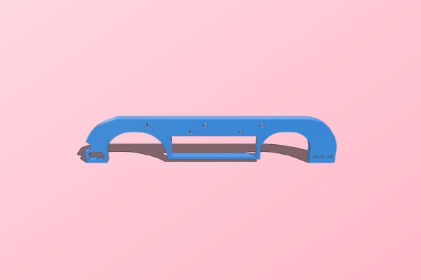 Replacement frame for DfrobotShop Rover robot | 3d print model