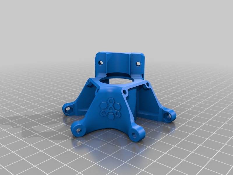 E3D V6 Delta Kossel Effector - Remixed