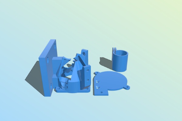 Diamond Hotend For Reach 3D Printer | 3d print model