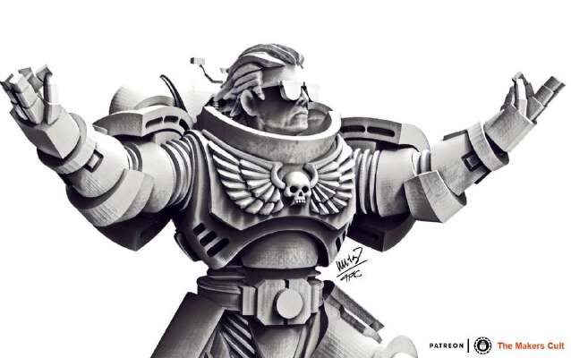 WSB 28mm Head | 3d print model