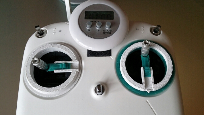 Transmitter Stick Fixation for DJI Phantom 1,2 PROTOTYPE! | 3d print model