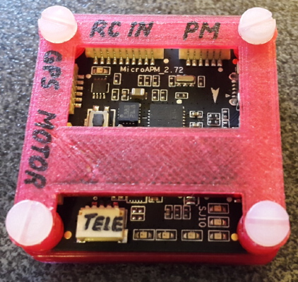 mount and case for Micro HKPilot (APM) + Micro PDB | 3d print model