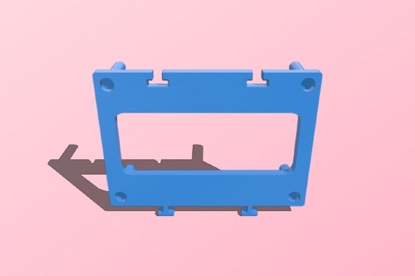 Raspberry Cluster Frame | 3d print model