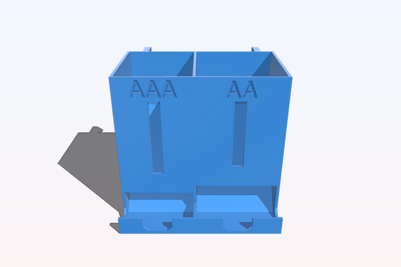 Battery holder for Skadis
