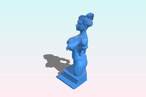 Female Robocop | 3d print model