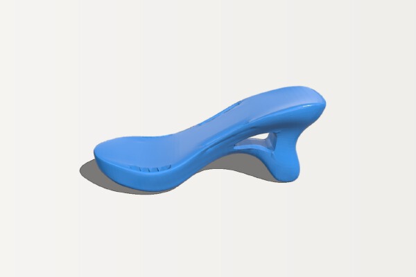 Elastic Strap Heel | 3d print model