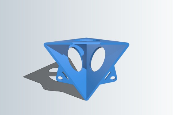pyramid painting support | 3d print model