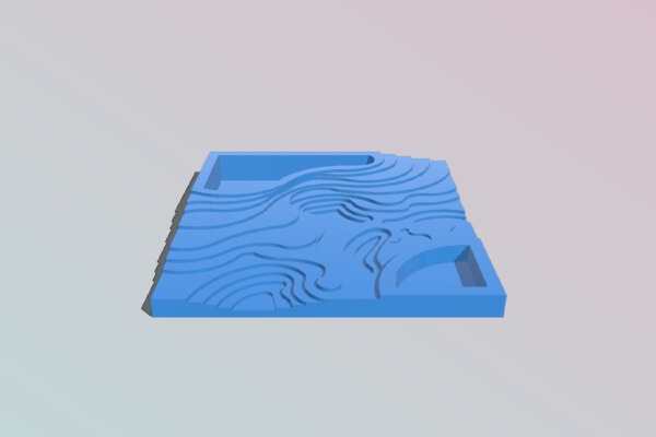 Macetero desnivel de terreno | 3d print model