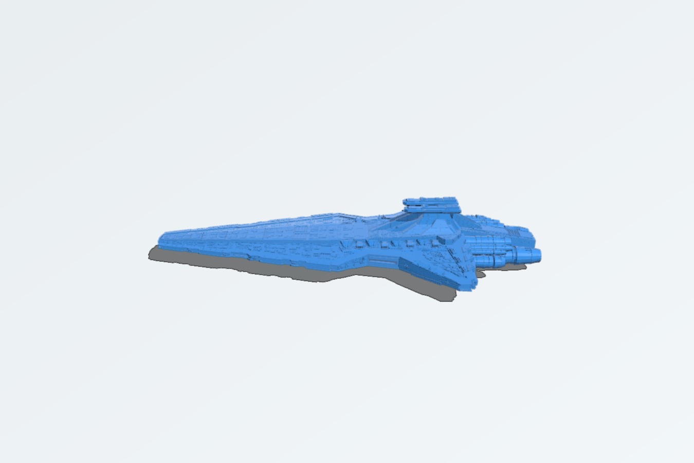 Venator-style Super star destroyer high detail