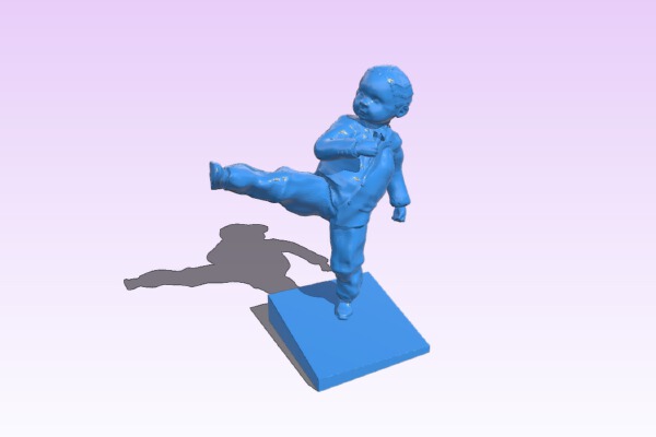 Kick-ass baby girl | 3d print model