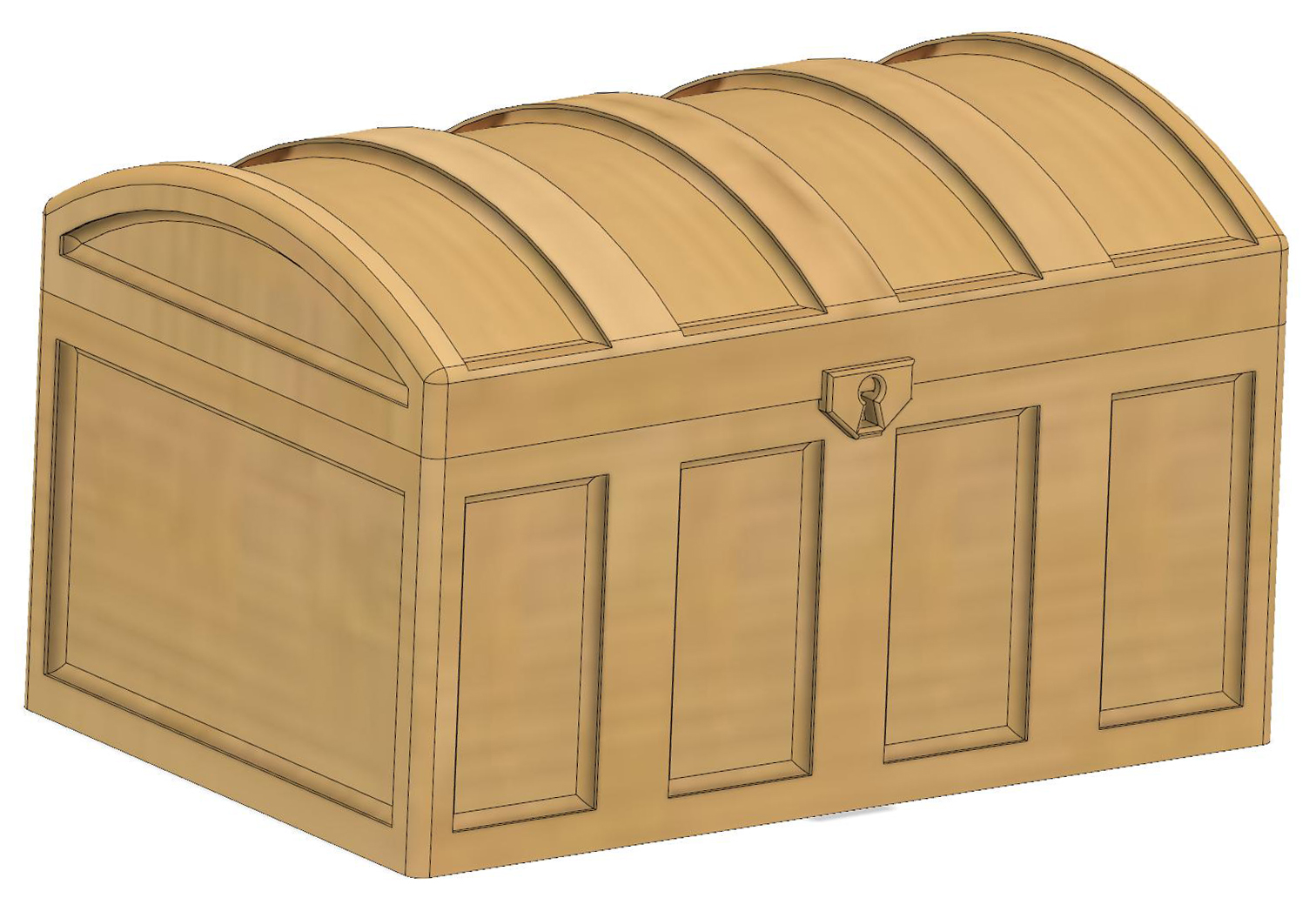 Coffre en bois