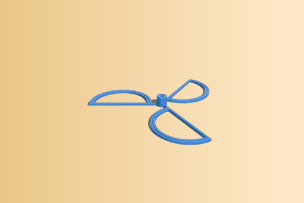 Simple wind turbine Rev1 | 3d print model