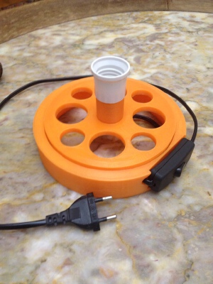 Base para lampara | 3d print model