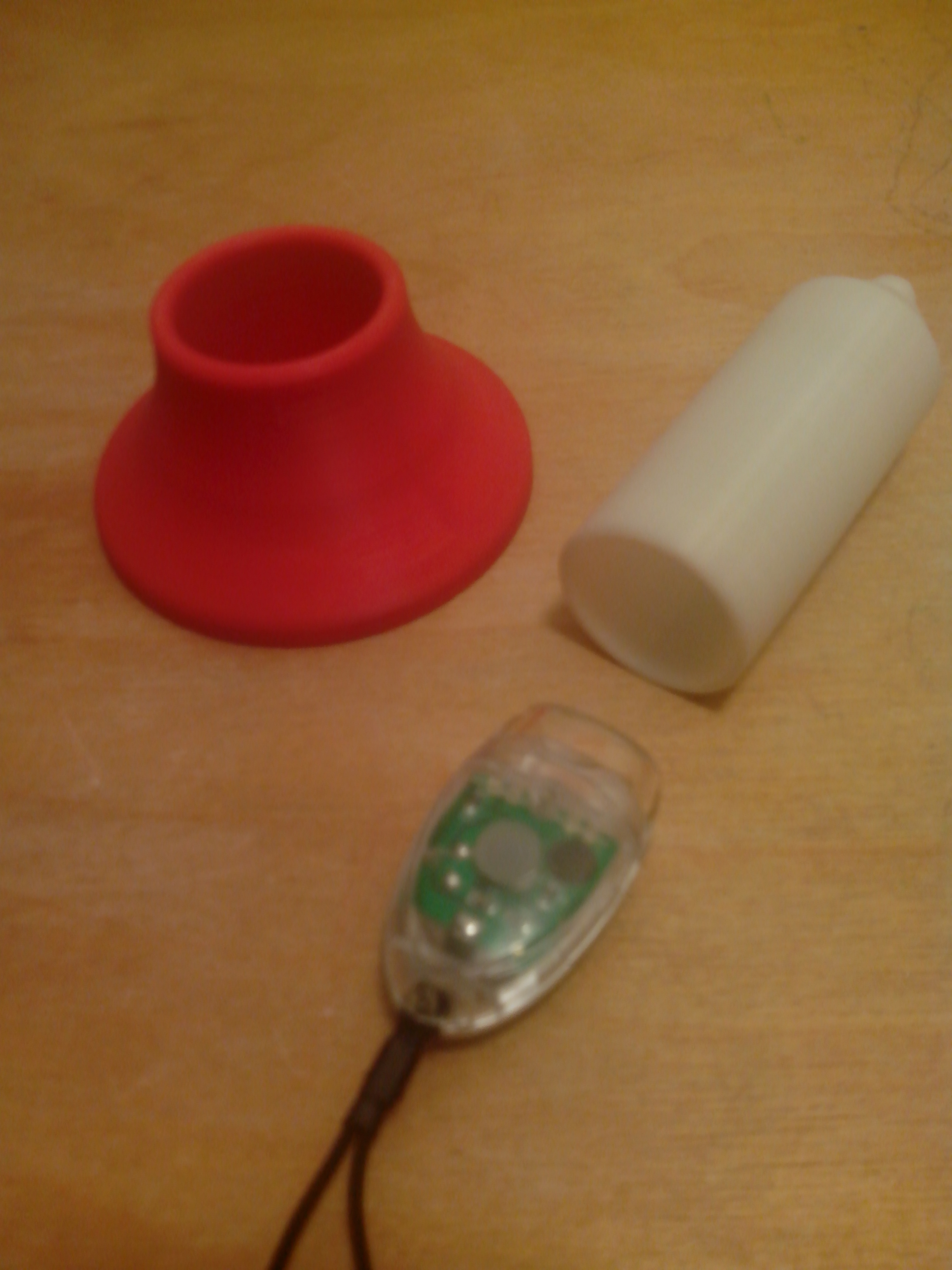Candle with bike led light