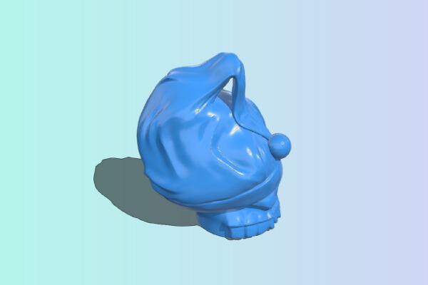 Santa skull | 3d print model