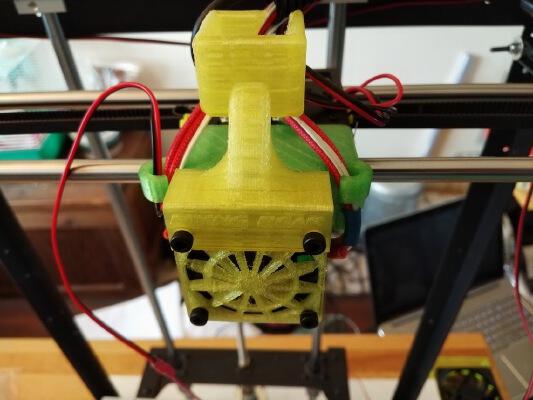 Flying Bear Fan Duct with cable management | 3d print model