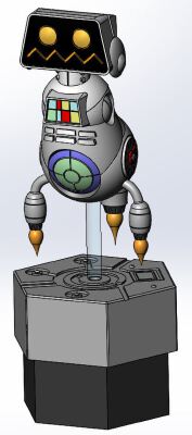 Fantasic Four's H.E.R.B.I.E. 1:6 Scale | 3d print model