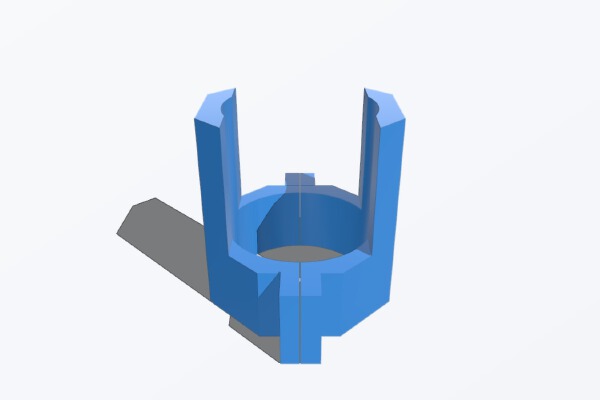 Meade ETX70 and Guidescope with dovetail | 3d print model