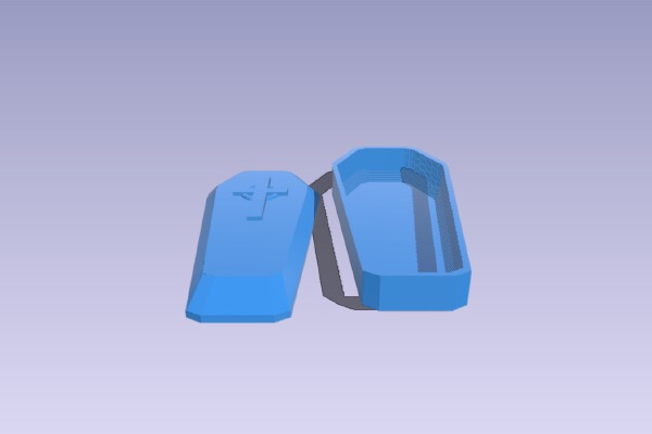 coffin - custom request _  (spezialanfertigung - sarg) - dont worry - be happy!!! | 3d print model