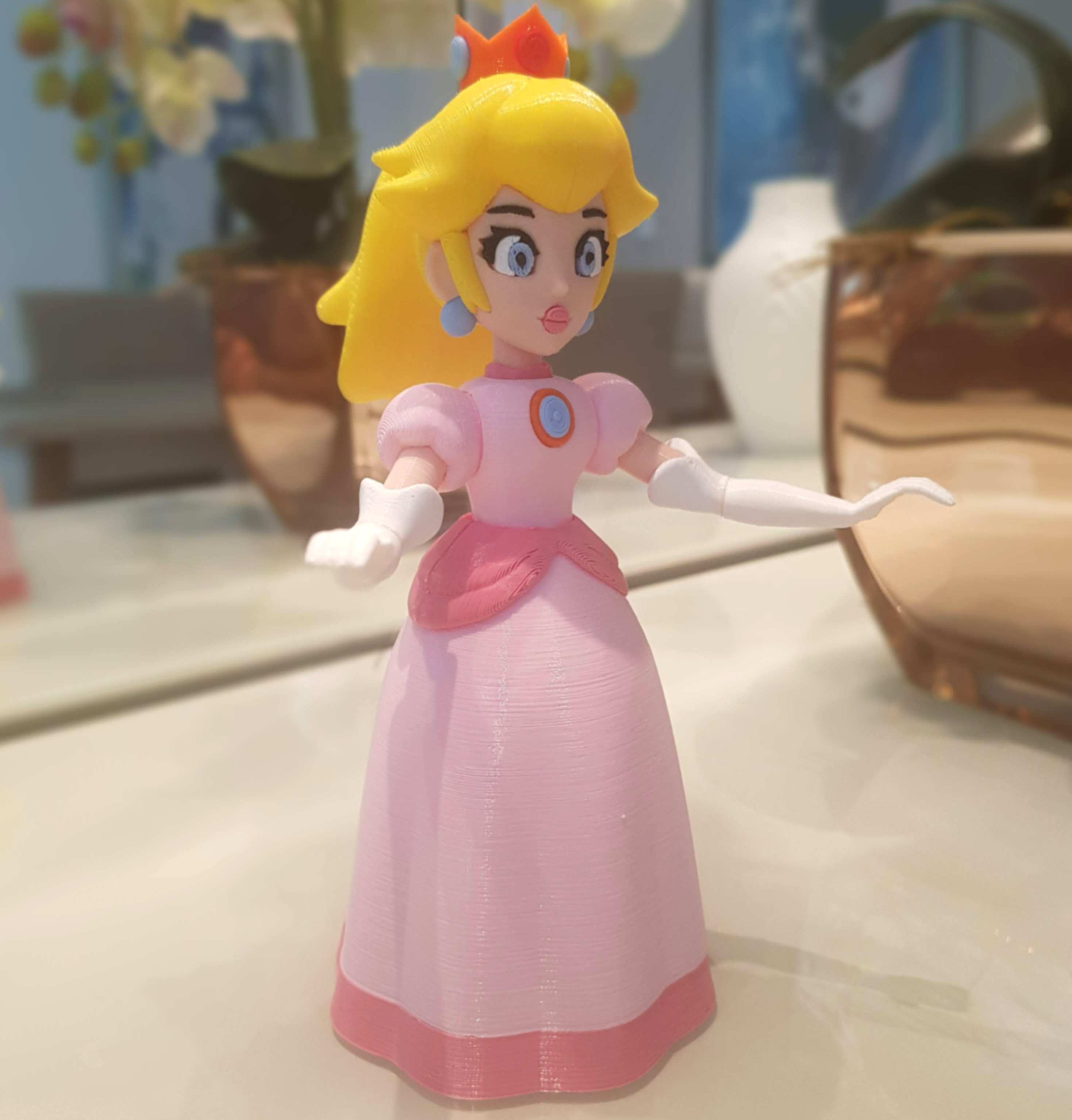 Princess Peach from Mario games | 3d print model