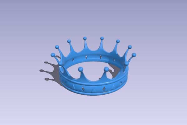 Golden Crown | 3d print model