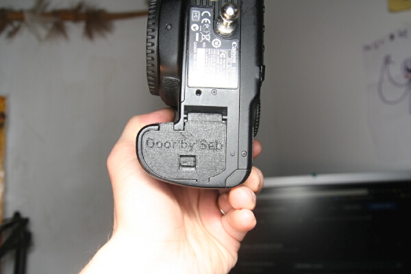 Canon 40D and 50D battery door | 3d print model