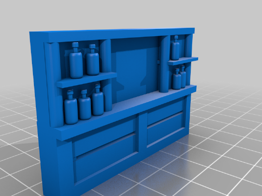 28mm Old West Saloon items | 3d print model