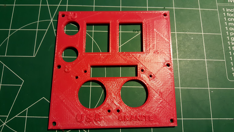 Open Sim Wheel - Control Box Face Plate