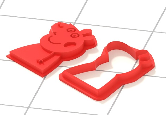 Peppa Pig Cutter | 3d print model