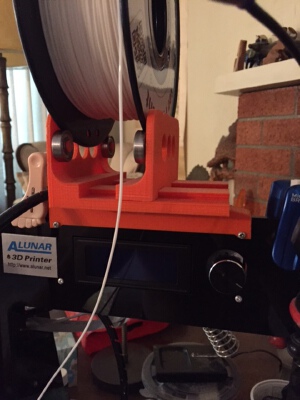 Remixed Adjustable Spool Holder - ALunar (Prusa Clone) | 3d print model