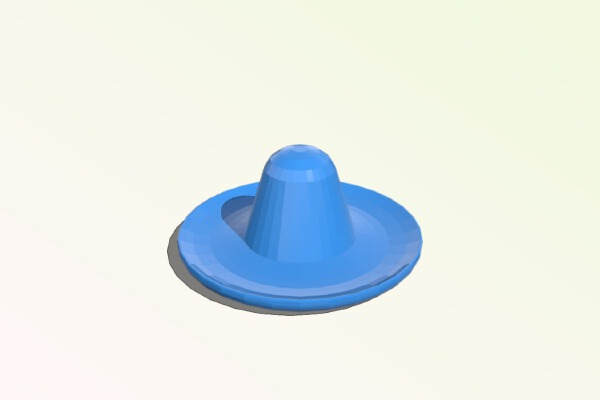 Sombrero mejicano | 3d print model