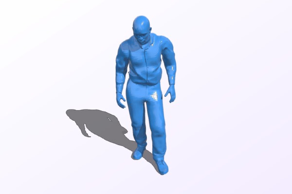 Male standing HQ | 3d print model