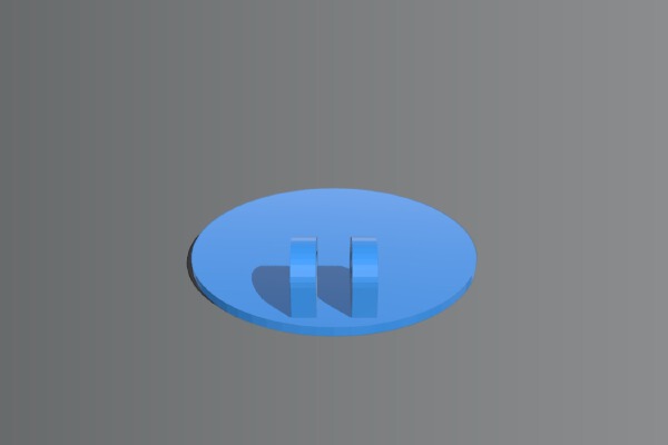Stand for Tony Stark's arc reactor | 3d print model