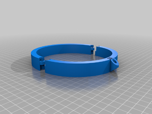 CUSTOM ROUND COLLAR | 3d print model