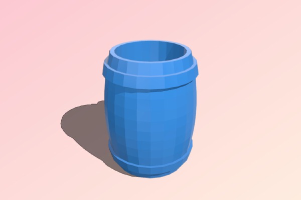 Barrel Mug | 3d print model