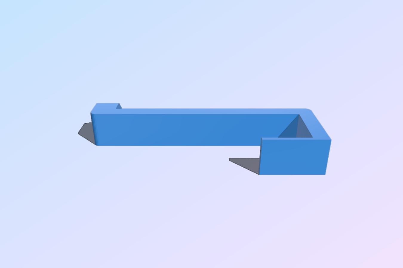 Curtain Rod Hook (glue and screwless)
