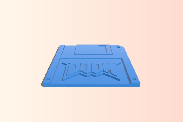 DOOM Floppy Disc | 3d print model